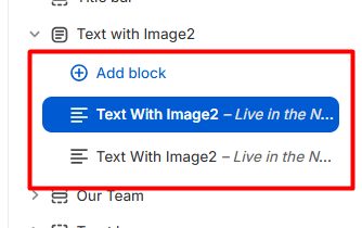 About Us Page Layout